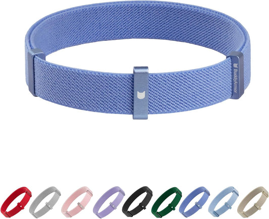 Safety Cat/Puppy Collar - Stretch Elastic Quick Release, Non Breakaway - Light Weight for Kitten_(Blurple)